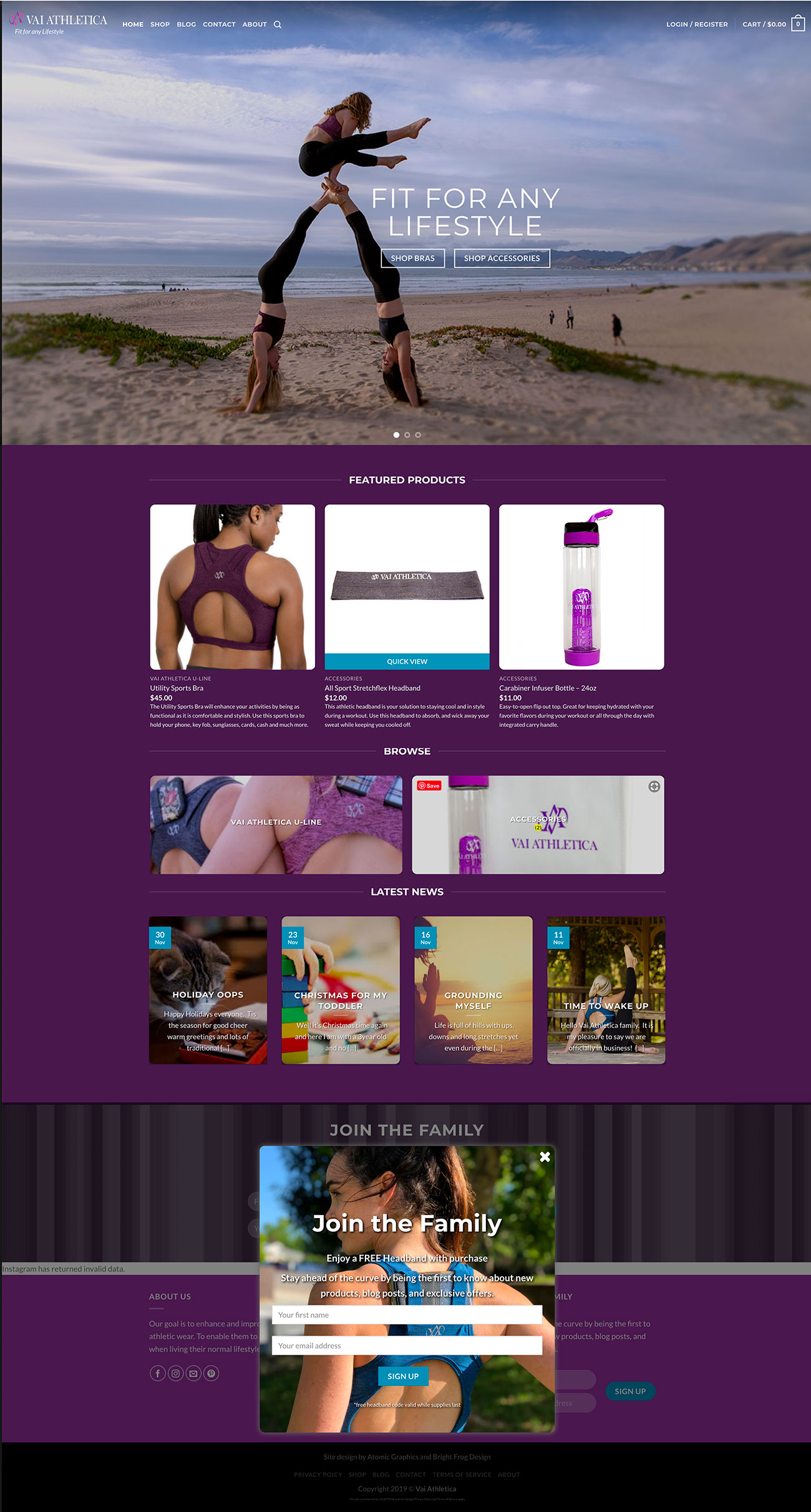 Vai Athletica Website